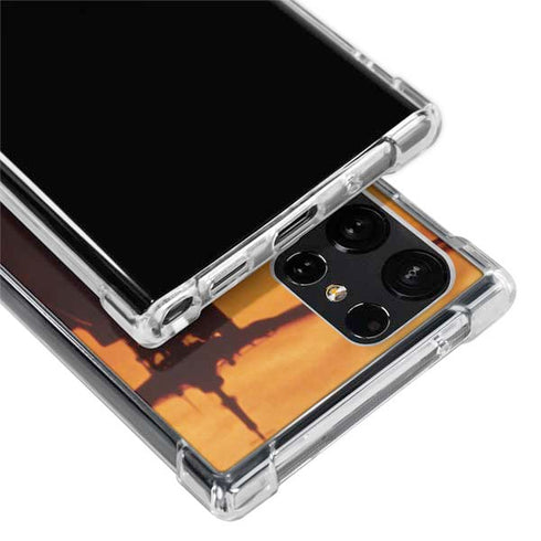 Four AH-64 Apache Helicopters Galaxy S22 Ultra Clear Case