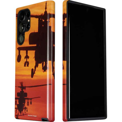 Four AH-64 Apache Helicopters Galaxy S22 Ultra Pro Case