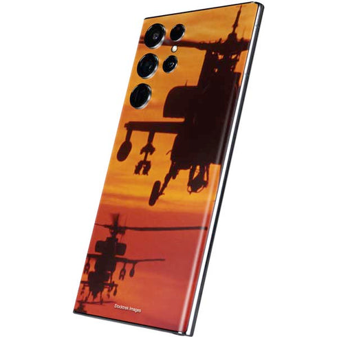 Four AH-64 Apache Helicopters Galaxy S22 Ultra Skin