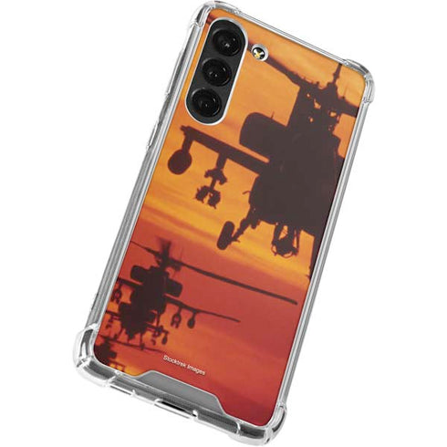 Four AH-64 Apache Helicopters Galaxy S23 Plus Clear Case
