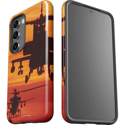 Four AH-64 Apache Helicopters Galaxy S23 Plus Pro Case