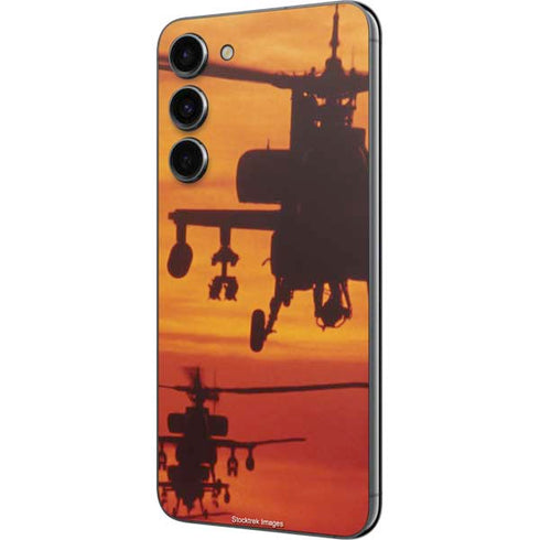 Four AH-64 Apache Helicopters Galaxy S23 Plus Skin