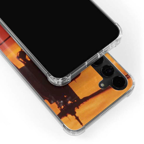 Four AH-64 Apache Helicopters Galaxy S24 Plus Clear Case