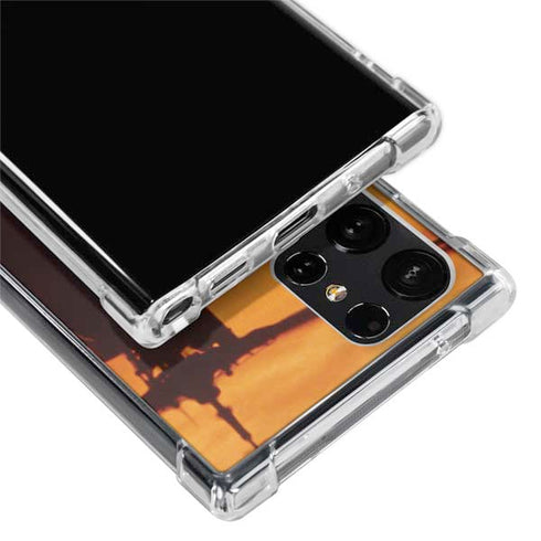 Four AH-64 Apache Helicopters Galaxy S24 Ultra Clear Case