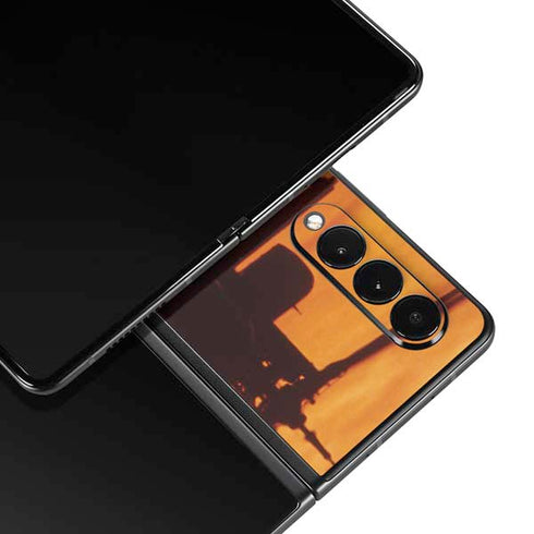 Four AH-64 Apache Helicopters Galaxy Z Fold3 5G Skin