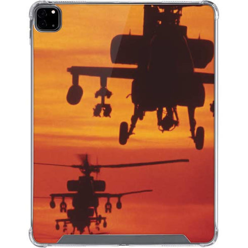 Four AH-64 Apache Helicopters iPad Pro 12.9in (2020) Clear Case