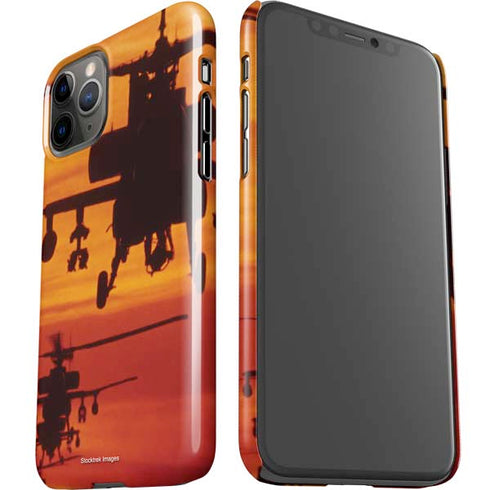 Four AH-64 Apache Helicopters iPhone 11 Pro Lite Case