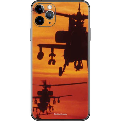 Four AH-64 Apache Helicopters iPhone 11 Pro Max Skin