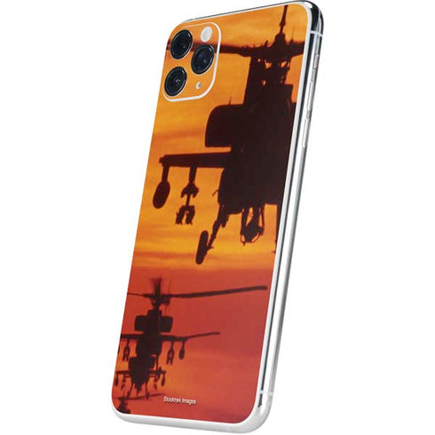 Four AH-64 Apache Helicopters iPhone 11 Pro Max Skin