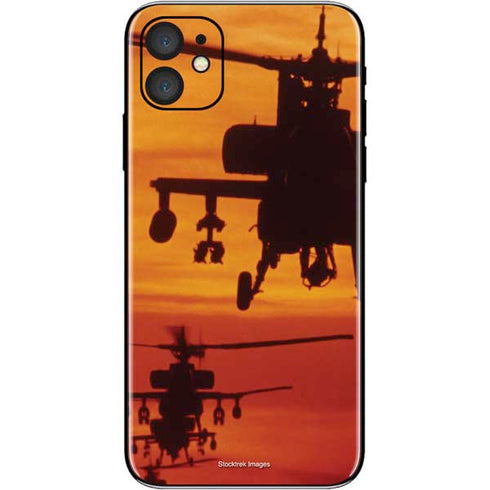 Four AH-64 Apache Helicopters iPhone 11 Skin