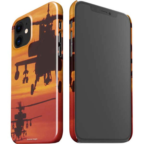 Four AH-64 Apache Helicopters iPhone 12 Mini Lite Case