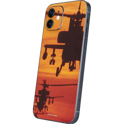 Four AH-64 Apache Helicopters iPhone 12 Mini Skin