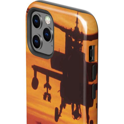 Four AH-64 Apache Helicopters iPhone 12 Pro Max Impact Case