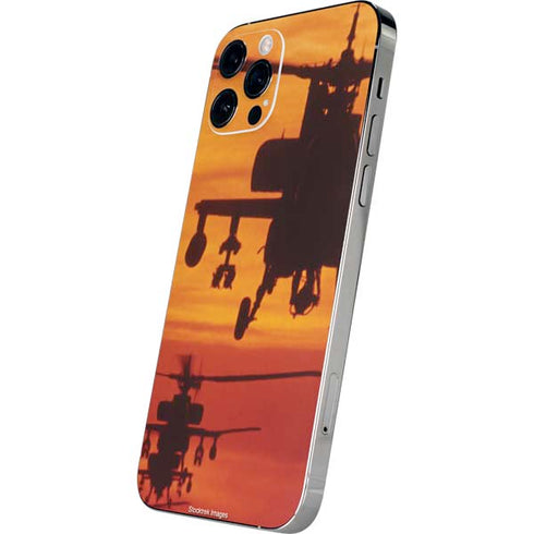 Four AH-64 Apache Helicopters iPhone 12 Pro Max Skin