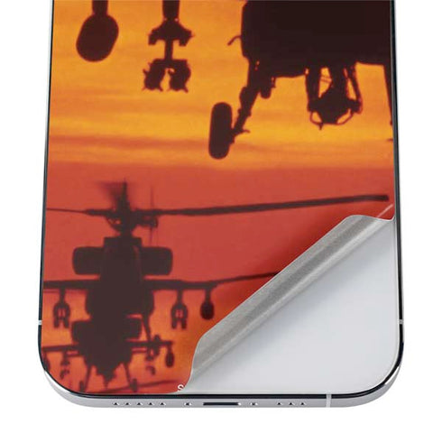 Four AH-64 Apache Helicopters iPhone 12 Pro Max Skin