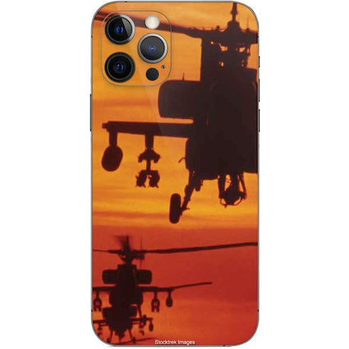 Four AH-64 Apache Helicopters iPhone 12 Pro Skin
