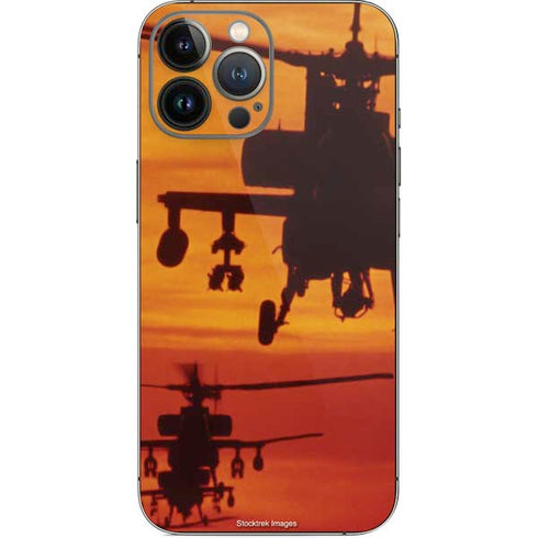 Four AH-64 Apache Helicopters iPhone 13 Pro Max Skin