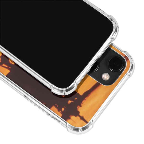 Four AH-64 Apache Helicopters iPhone 14 Clear Case