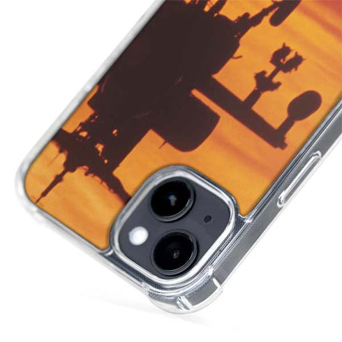 Four AH-64 Apache Helicopters iPhone 15 Plus MagSafe Case