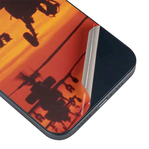 Four AH-64 Apache Helicopters iPhone 15 Plus Skin