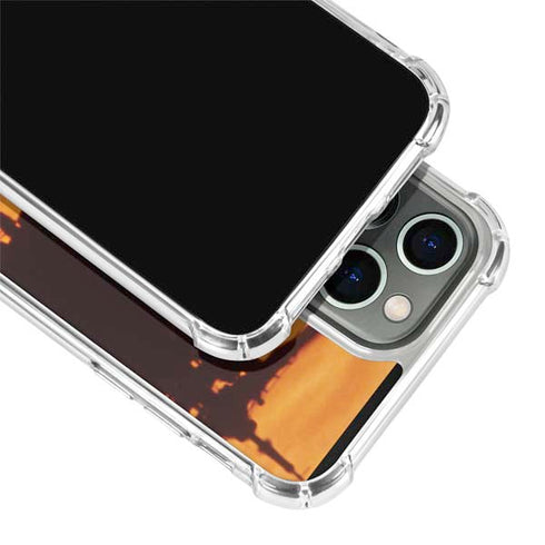 Four AH-64 Apache Helicopters iPhone 15 Pro Clear Case