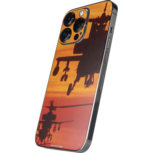 Four AH-64 Apache Helicopters iPhone 14 Pro Skin
