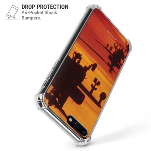 Four AH-64 Apache Helicopters iPhone 7/8 Plus Clear Case