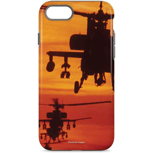 Four AH-64 Apache Helicopters iPhone 7 Pro Case