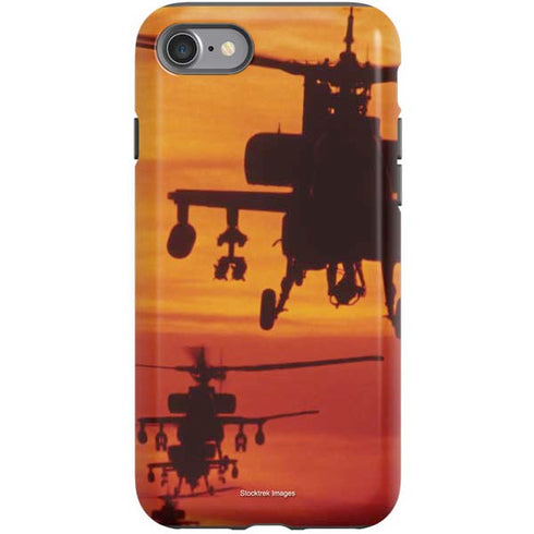 Four AH-64 Apache Helicopters iPhone SE (2nd & 3rd Gen) Pro Case