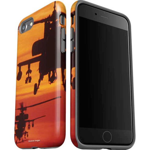 Four AH-64 Apache Helicopters iPhone SE (2nd & 3rd Gen) Pro Case