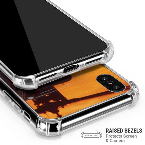 Four AH-64 Apache Helicopters iPhone XS Max Clear Case