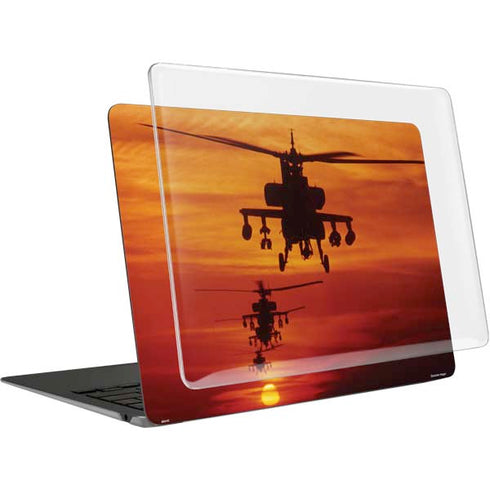 Four AH-64 Apache Helicopters MacBook Air 13in M1 (2021) Case plus Skin