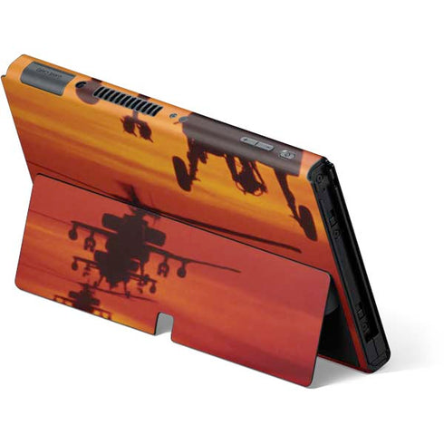 Four AH-64 Apache Helicopters Nintendo Switch OLED (2021) Skin