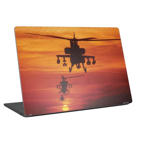 Four AH-64 Apache Helicopters Universal Laptop 13in (10.6 x 7.6in) Skin