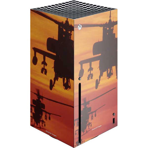 Four AH-64 Apache Helicopters Xbox Series X Console Skin