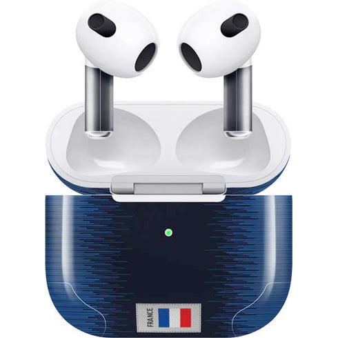 France Soccer Flag Apple AirPods (3rd Gen 2021) Skin