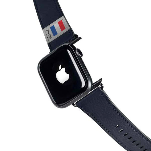 France Soccer Flag Apple Watch Band 38-40mm