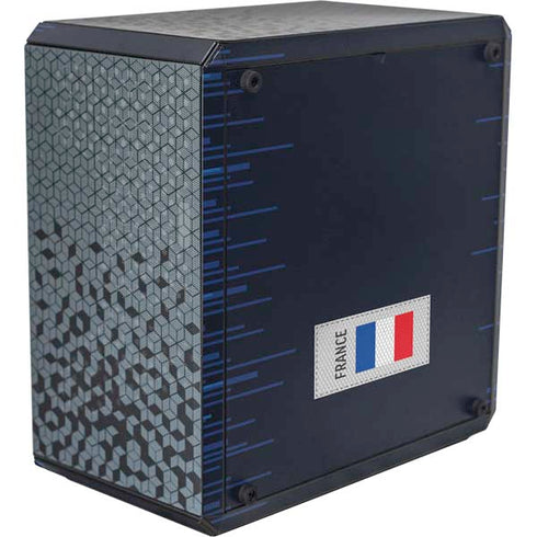 France Soccer Flag Cooler Master MasterBox Q300L Mini Tower Skin