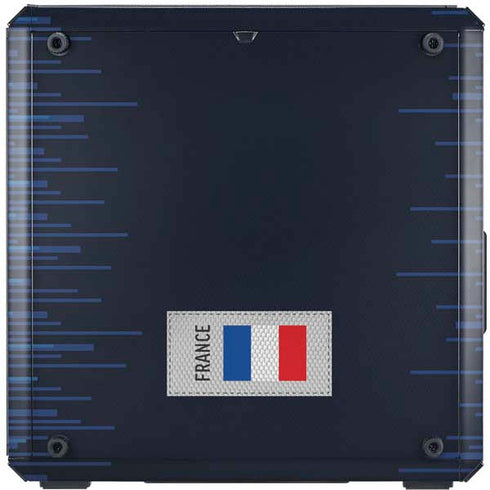France Soccer Flag Cooler Master MasterBox Q300L Mini Tower Skin