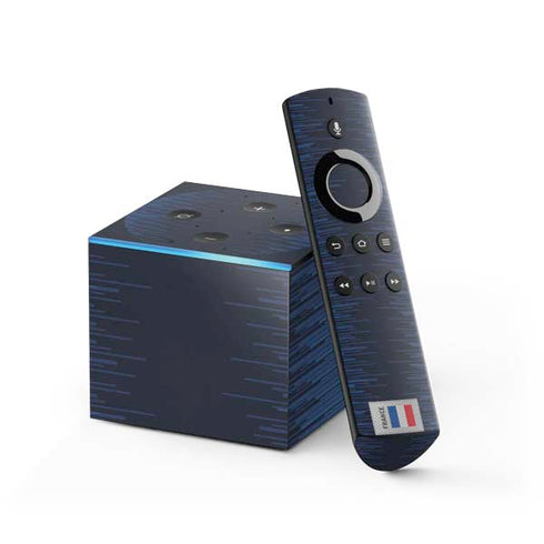 France Soccer Flag Fire TV Cube Skin