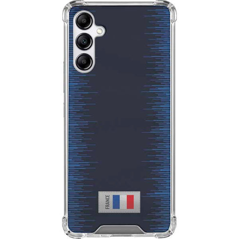 France Soccer Flag Galaxy A15 5G Clear Case