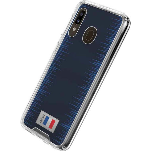 France Soccer Flag Galaxy A30 Clear Case