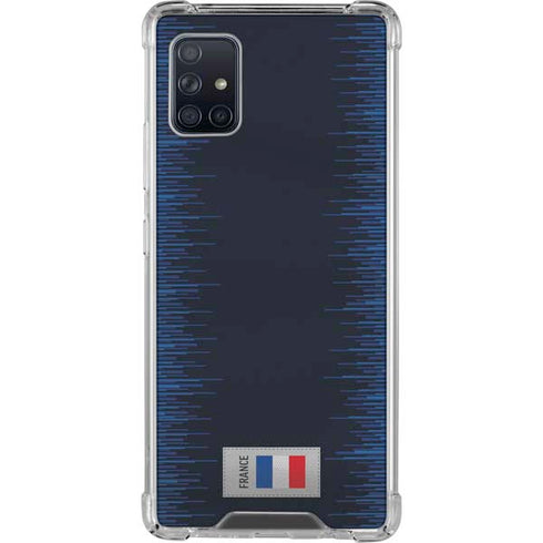 France Soccer Flag Galaxy A51 5G Clear Case