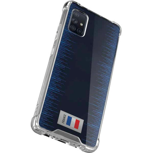 France Soccer Flag Galaxy A51 5G Clear Case