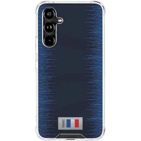 France Soccer Flag Galaxy A54 5G Clear Case