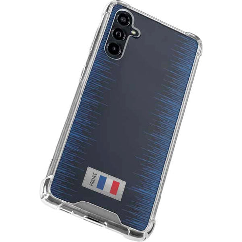 France Soccer Flag Galaxy A54 5G Clear Case