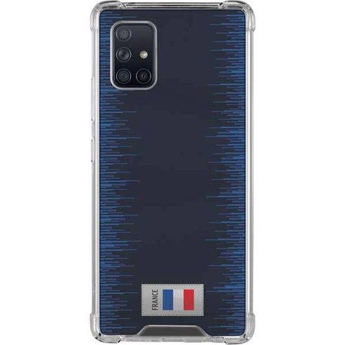 France Soccer Flag Galaxy A71 5G Clear Case