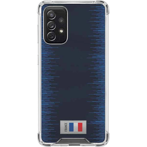 France Soccer Flag Galaxy A72 5G Clear Case