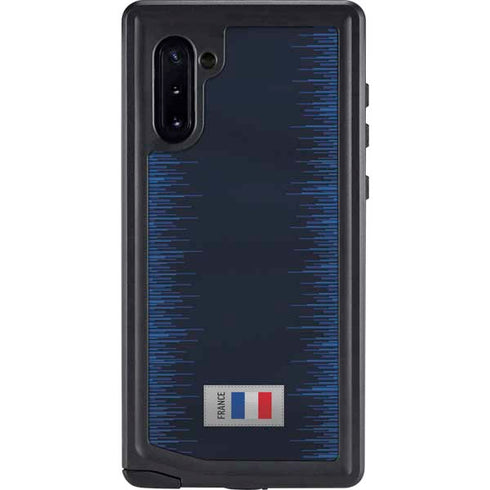 France Soccer Flag Galaxy Note 10 Waterproof Case