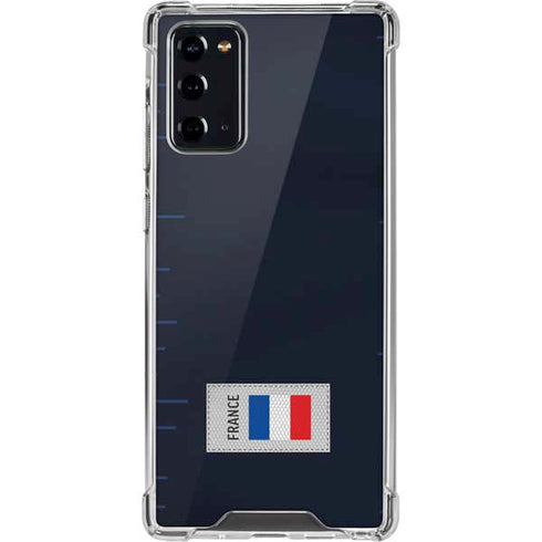France Soccer Flag Galaxy Note20 5G Clear Case